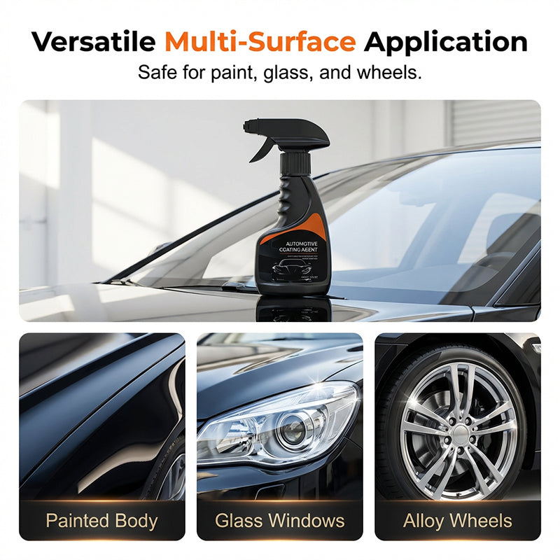 Spray de revêtement hydrophobe pour voiture pour une brillance durable !