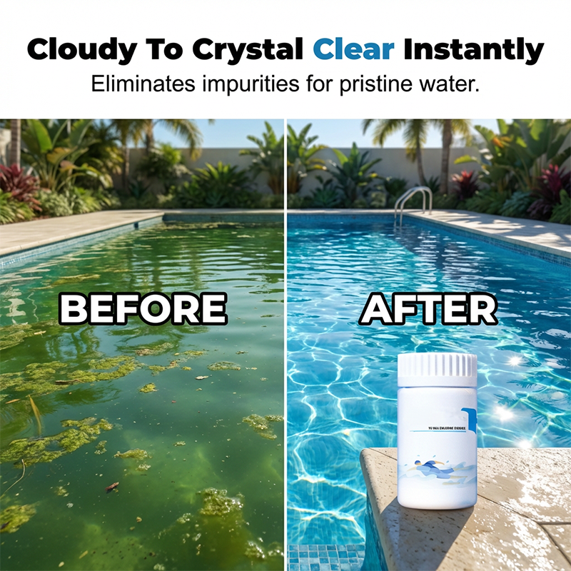 Pastilles de nettoyage de piscine Crystal Clear
