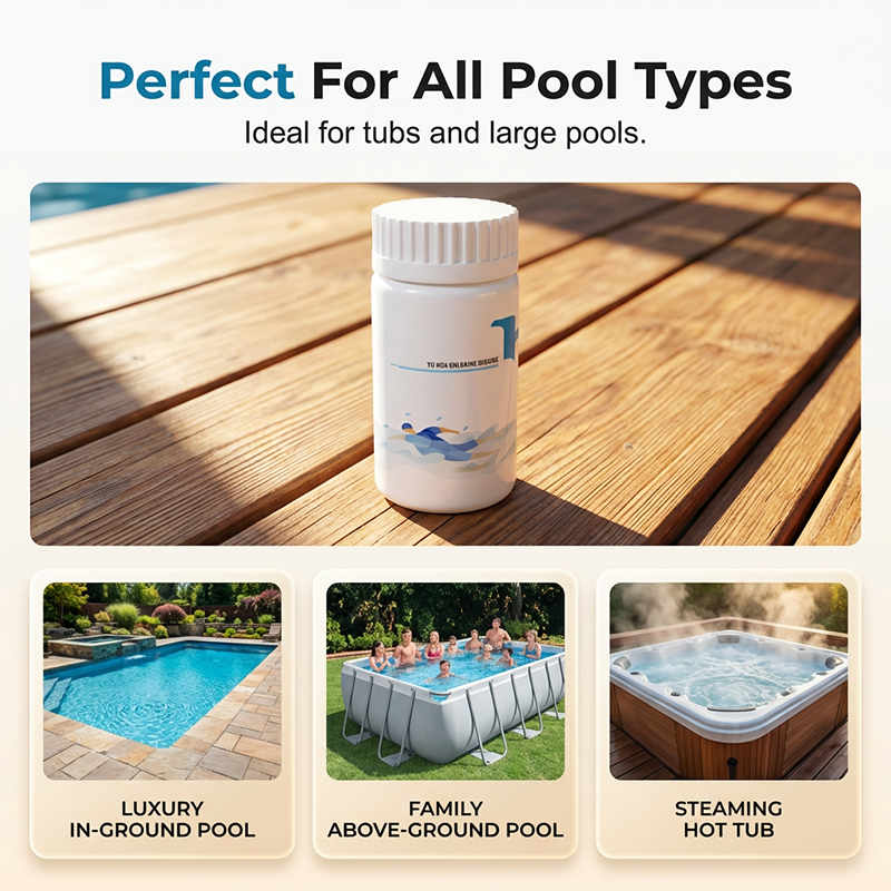 Pastilles de nettoyage de piscine Crystal Clear