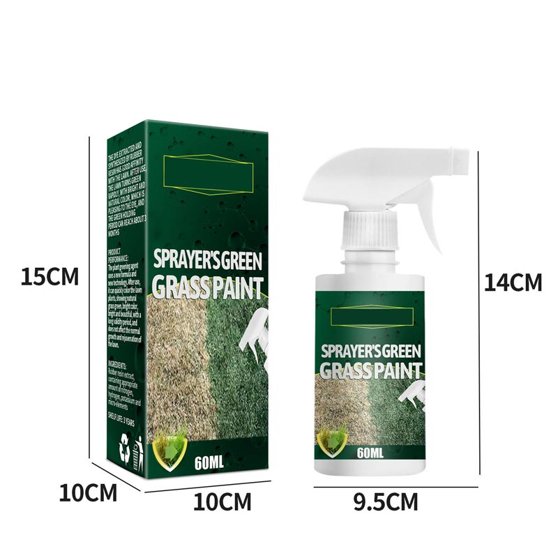 50 % Pousbo ? Spray de peinture pour gazon vert