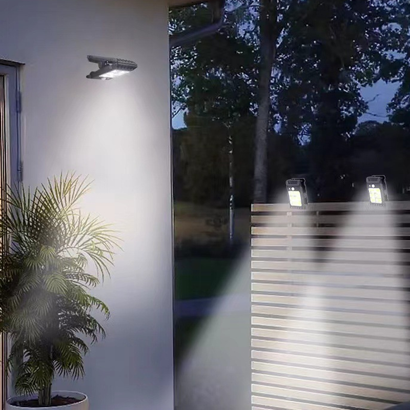 Lampe Clip Solaire avec Détecteur de Mouvement – Éclairage Extérieur Écologique et Économe en Énergie