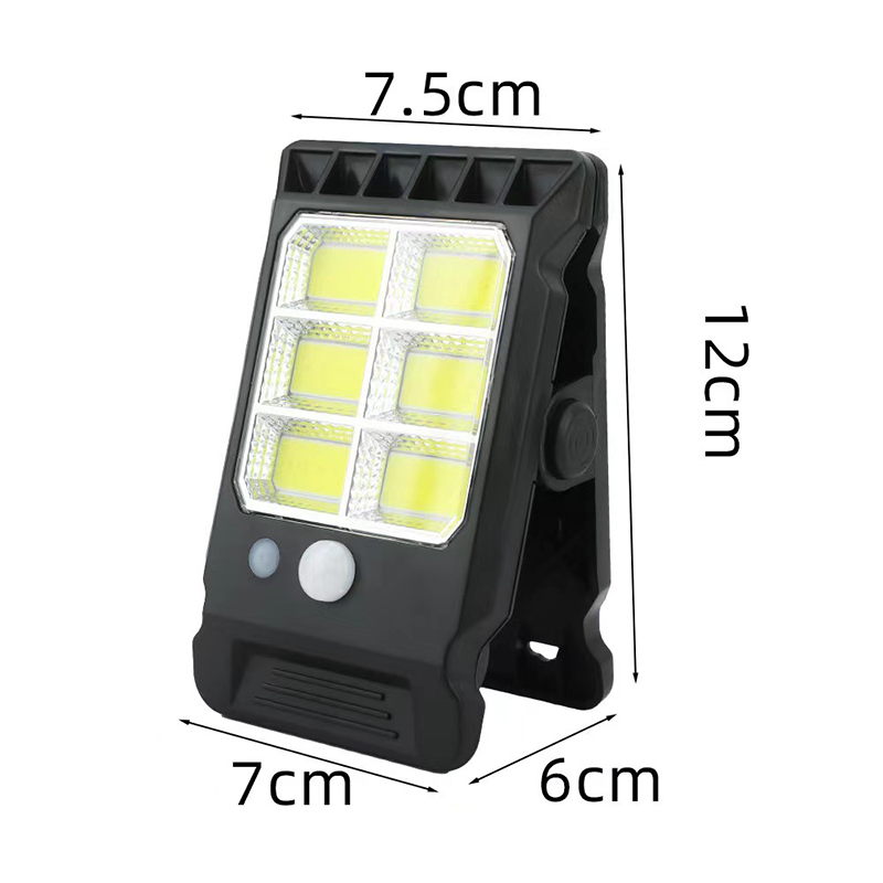 Lampe Clip Solaire avec Détecteur de Mouvement – Éclairage Extérieur Écologique et Économe en Énergie