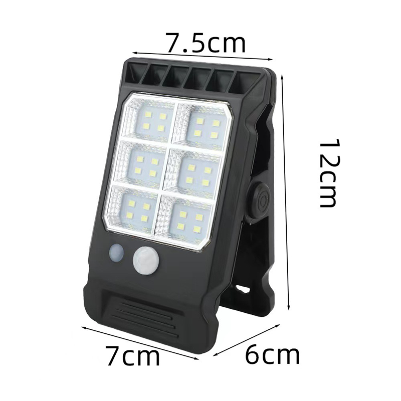 Lampe Clip Solaire avec Détecteur de Mouvement – Éclairage Extérieur Écologique et Économe en Énergie