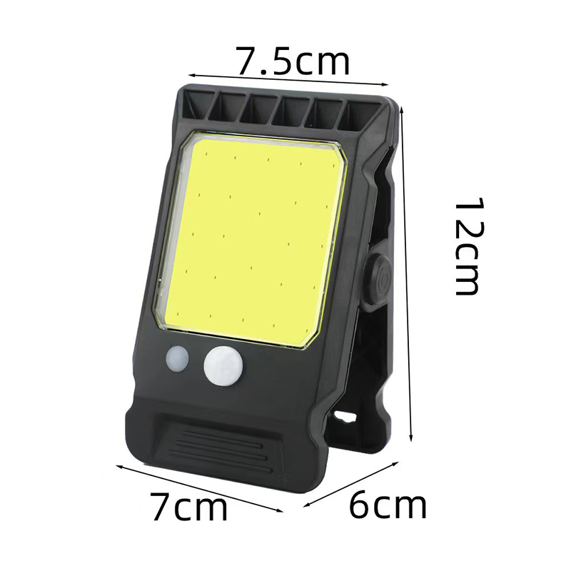 Lampe Clip Solaire avec Détecteur de Mouvement – Éclairage Extérieur Écologique et Économe en Énergie