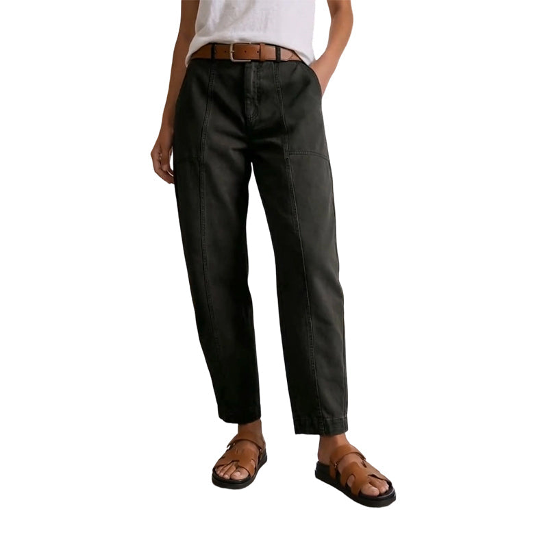 Pantalon utilitaire taille haute fuselé pour femme