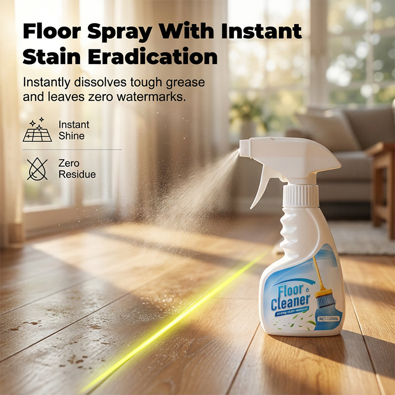 Nettoyant sols durs 2026 en spray – Séchage rapide, sans traces. Restaure le brillant naturel, antibactérien et sans danger pour le bois/carrelage. Parfum botanique frais.