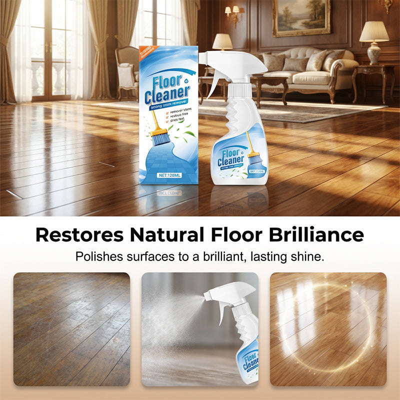 Nettoyant sols durs 2026 en spray – Séchage rapide, sans traces. Restaure le brillant naturel, antibactérien et sans danger pour le bois/carrelage. Parfum botanique frais.