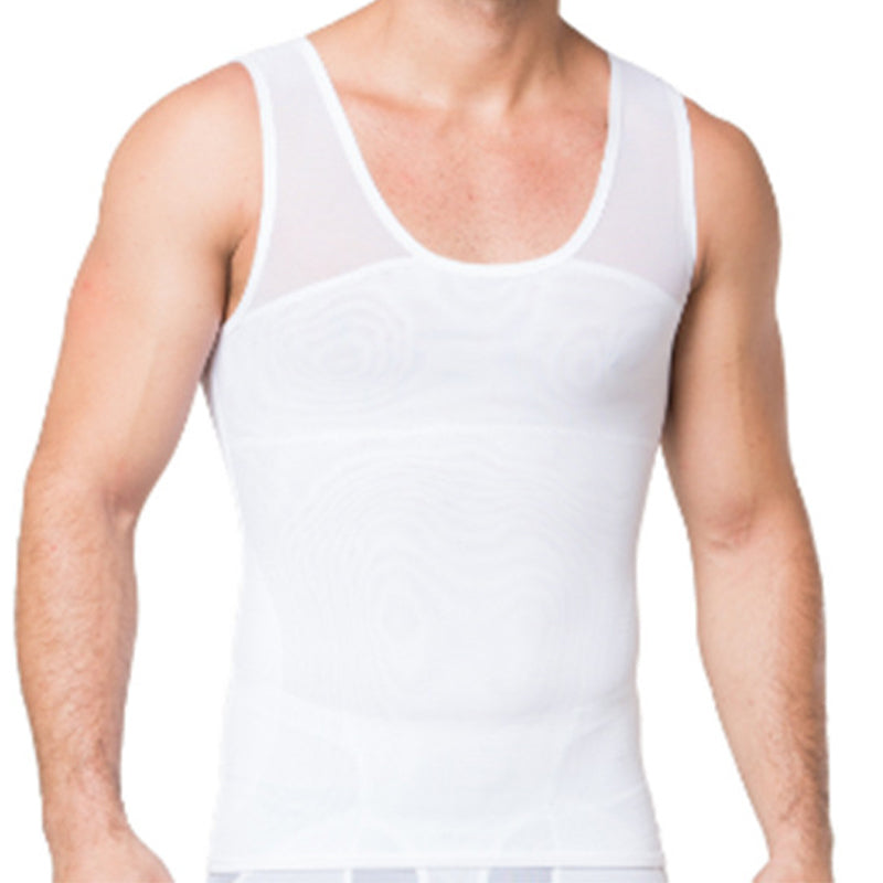 Débardeur de fitness et de maintien haute élasticité pour hommes – Lissage instantané de la sangle abdominale, confort toute la journée !