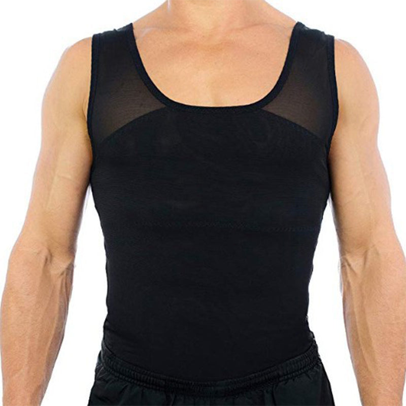 Débardeur de fitness et de maintien haute élasticité pour hommes – Lissage instantané de la sangle abdominale, confort toute la journée !