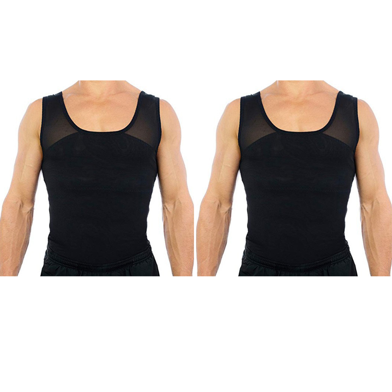 Débardeur de fitness et de maintien haute élasticité pour hommes – Lissage instantané de la sangle abdominale, confort toute la journée !