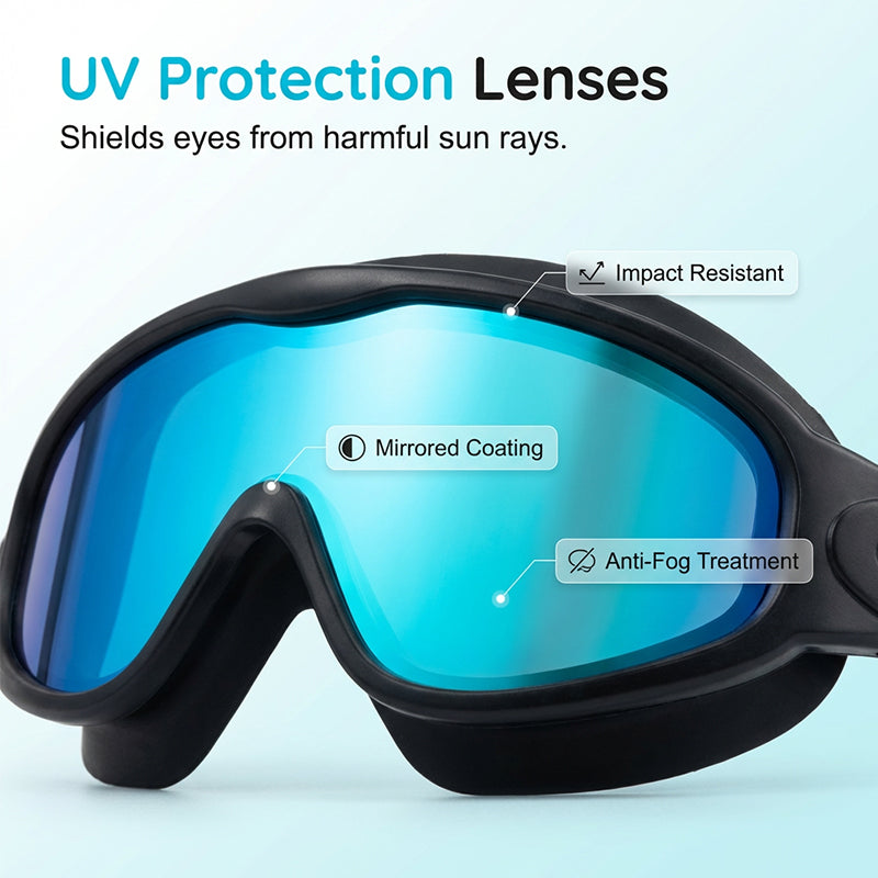 Lunettes de natation anti-buée – Vision claire et confortable