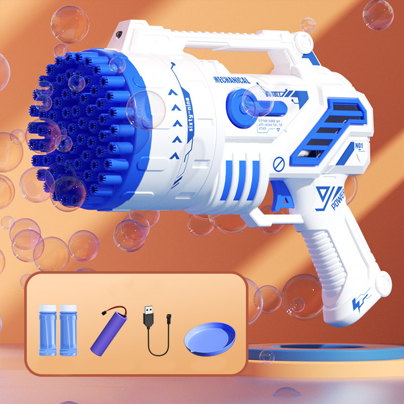 Machine à bulles pistolet 69 trous Joyful Fun