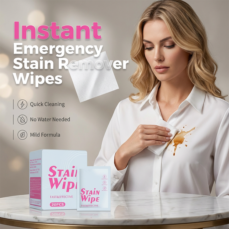 Lingettes détachantes portables