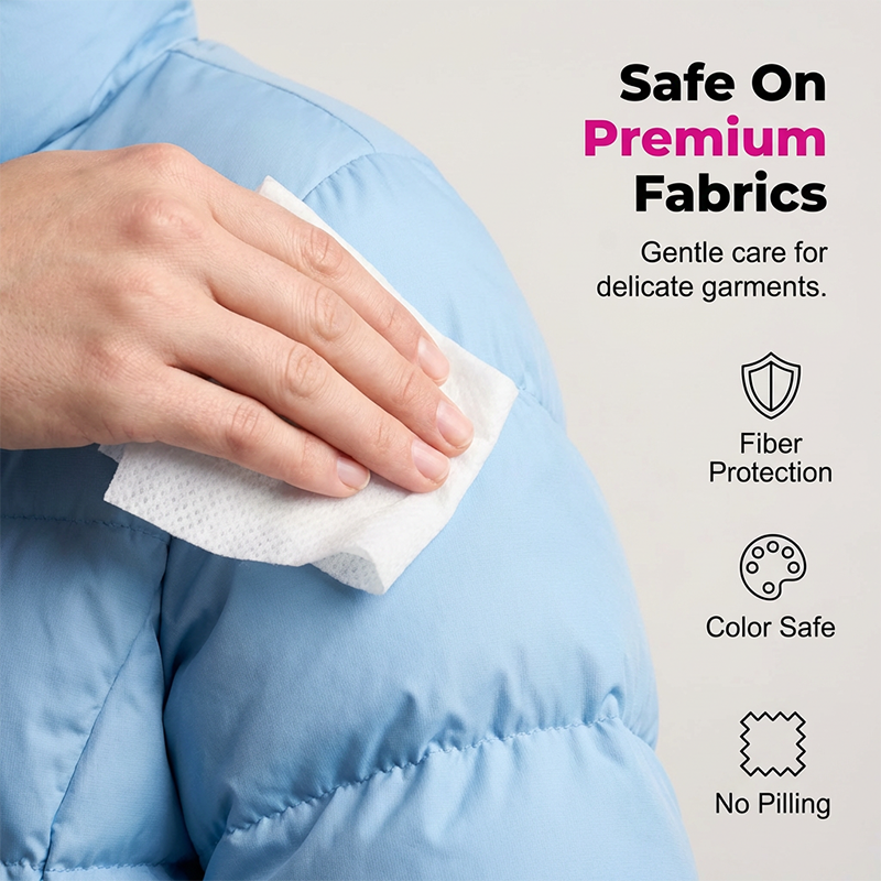 Lingettes détachantes portables