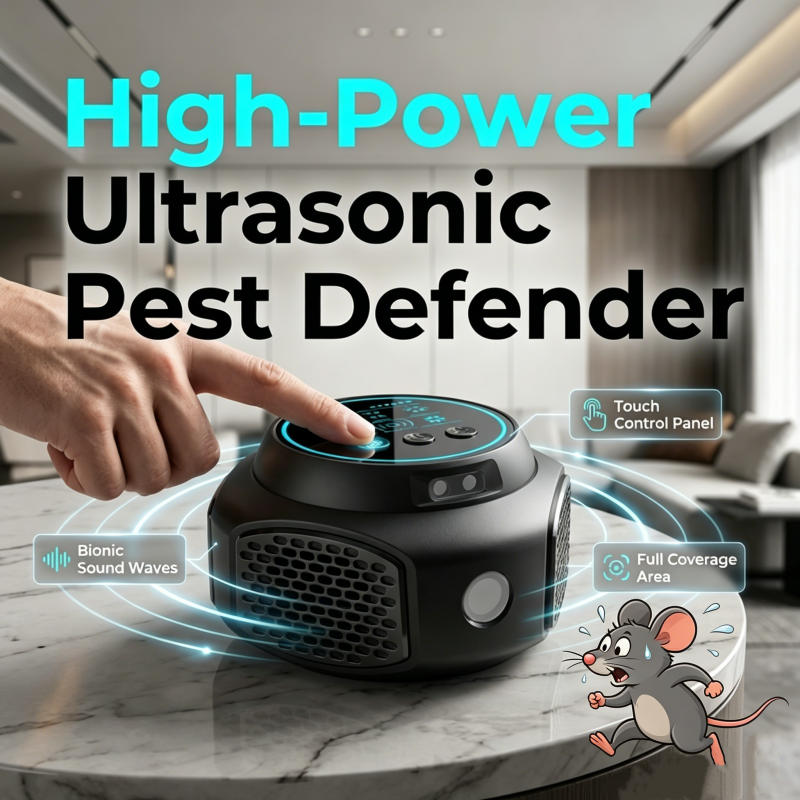 Répulsif antiparasitaire à ultrasons haute puissance