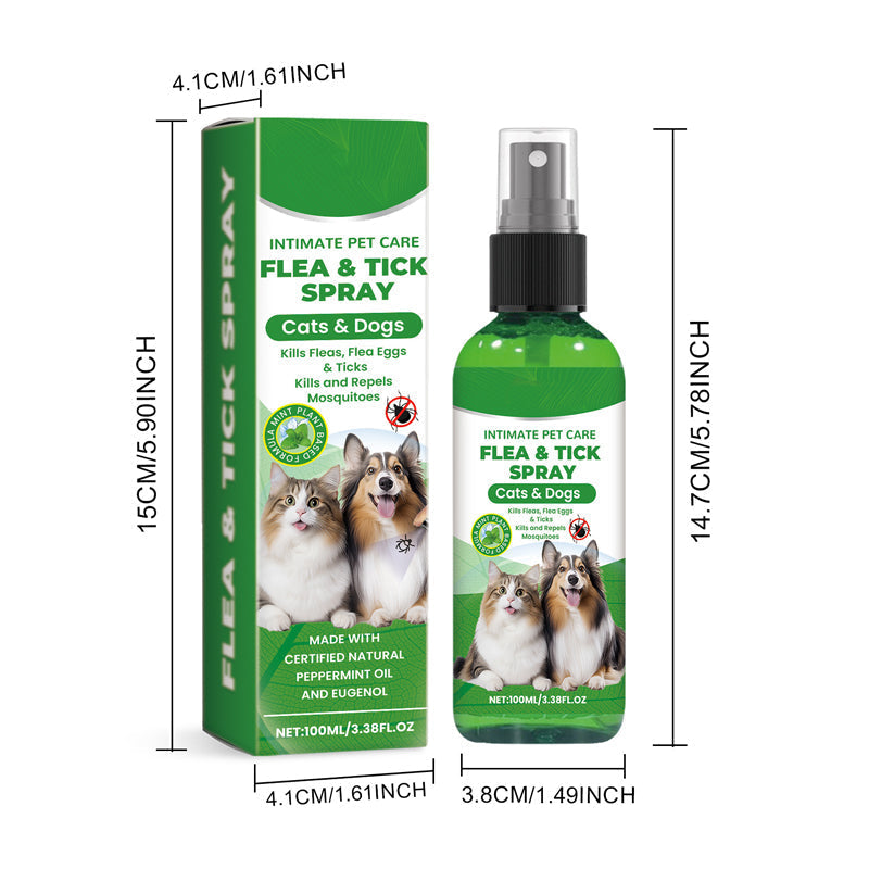 Répulsif Naturel Puces et Tiques pour Chiens et Chats Protégez votre animal de compagnie des parasites