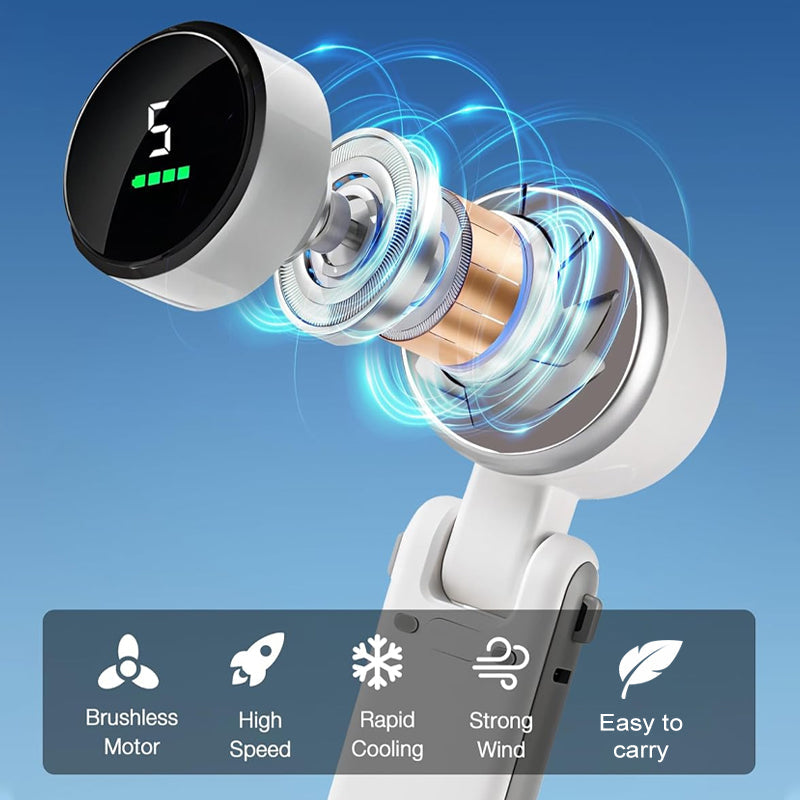 Ventilateur de poche pliable à 5 vitesses