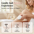 NOW! Gomme dépilatoire Palm©\Fit pour une épilation rapide à domicile, Épilateur indolore en cristal, Outil d'épilation physique réutilisable et écologique pour jambes, bras