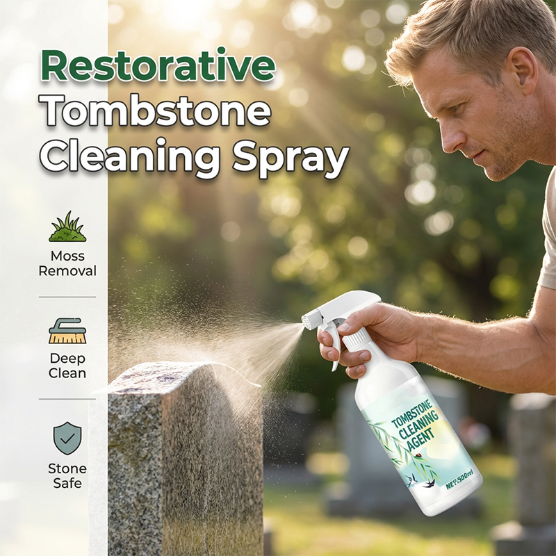 Spray nettoyant pour pierres tombales et monuments
