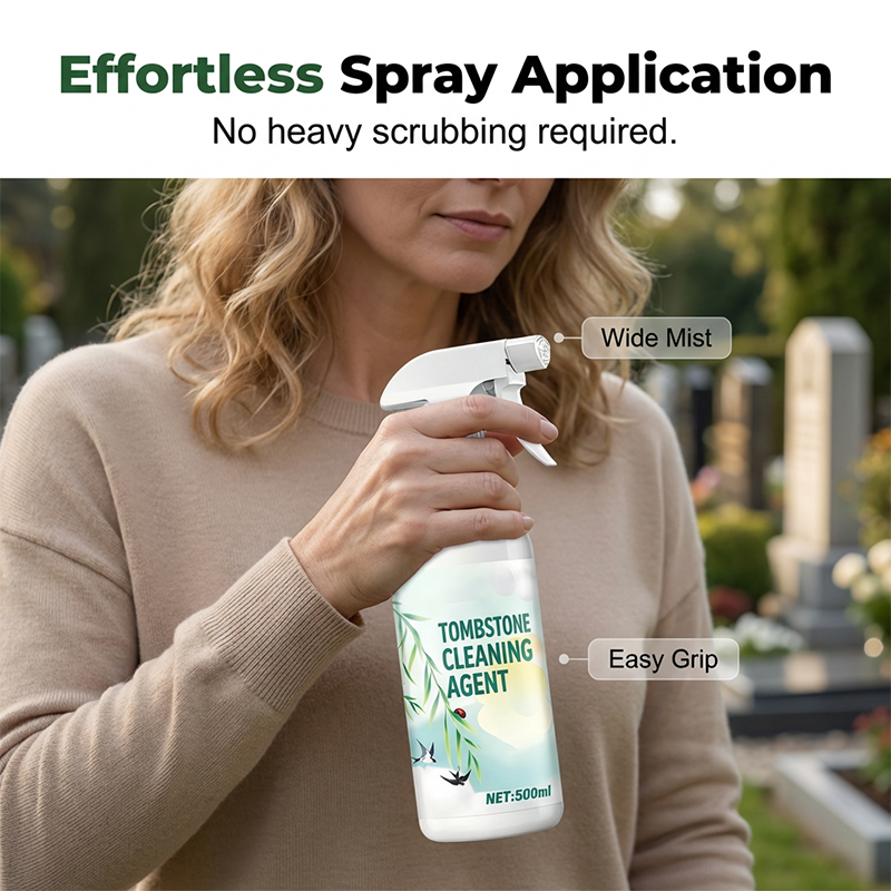 Spray nettoyant pour pierres tombales et monuments