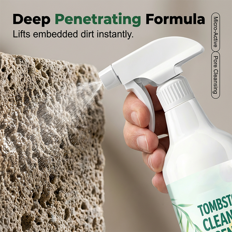 Spray nettoyant pour pierres tombales et monuments