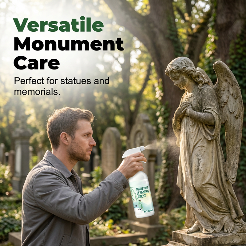Spray nettoyant pour pierres tombales et monuments