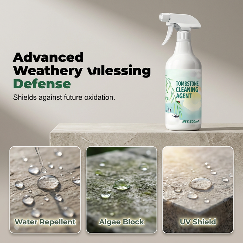 Spray nettoyant pour pierres tombales et monuments