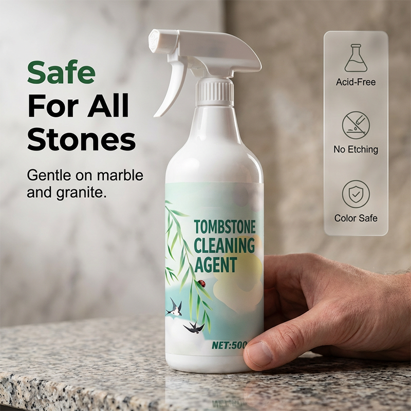 Spray nettoyant pour pierres tombales et monuments