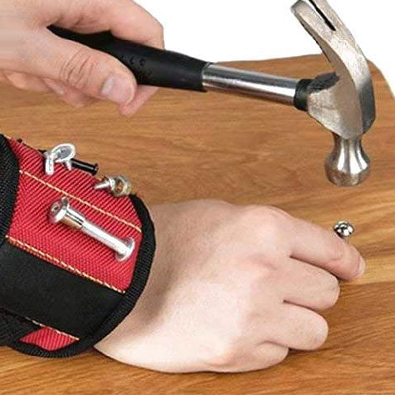 Bracelet magnétique ajustable pour maintenir les vis