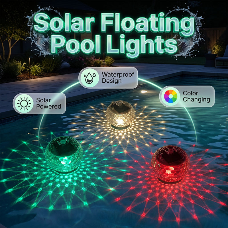 Nouvelles lampes flottantes solaires pour piscine très prisées