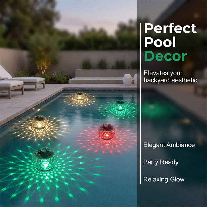 Nouvelles lampes flottantes solaires pour piscine très prisées