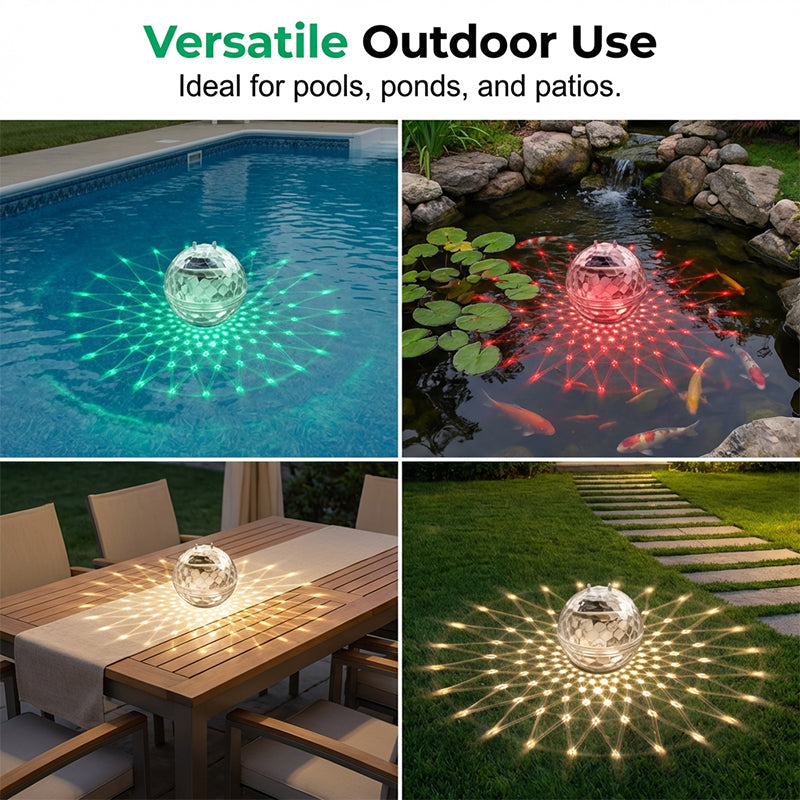 Nouvelles lampes flottantes solaires pour piscine très prisées