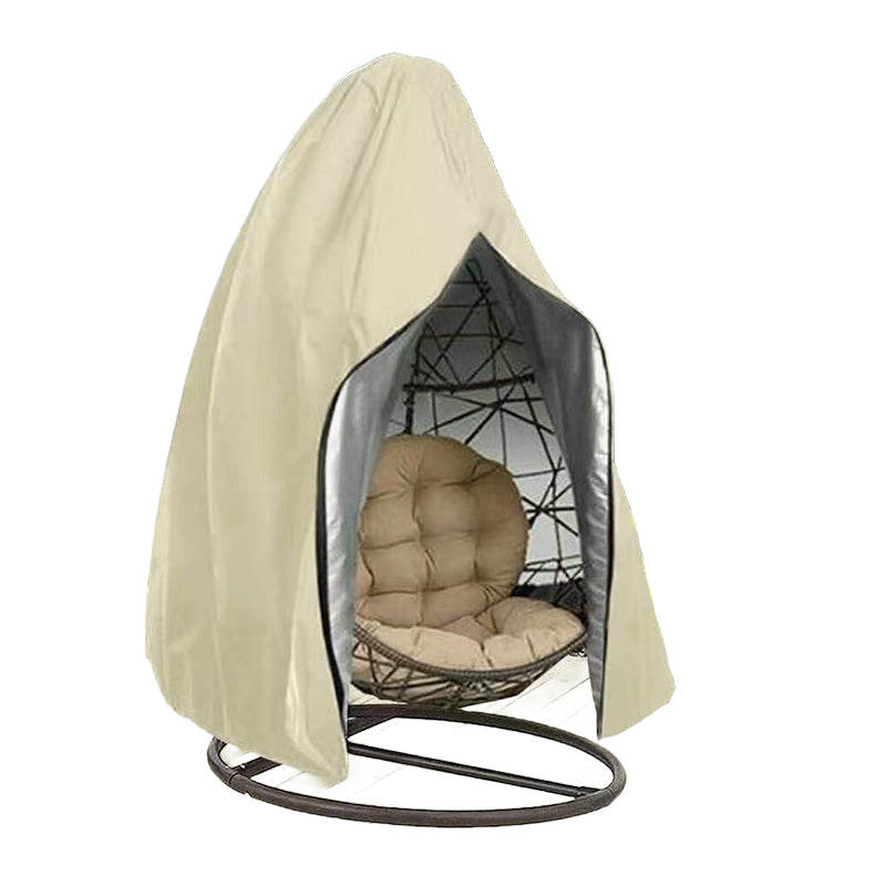 Housse imperméable et résistante pour fauteuil suspendu œuf – Résistante aux UV, en tissu Oxford durable, fermeture éclair facile. Protection toute l'année.