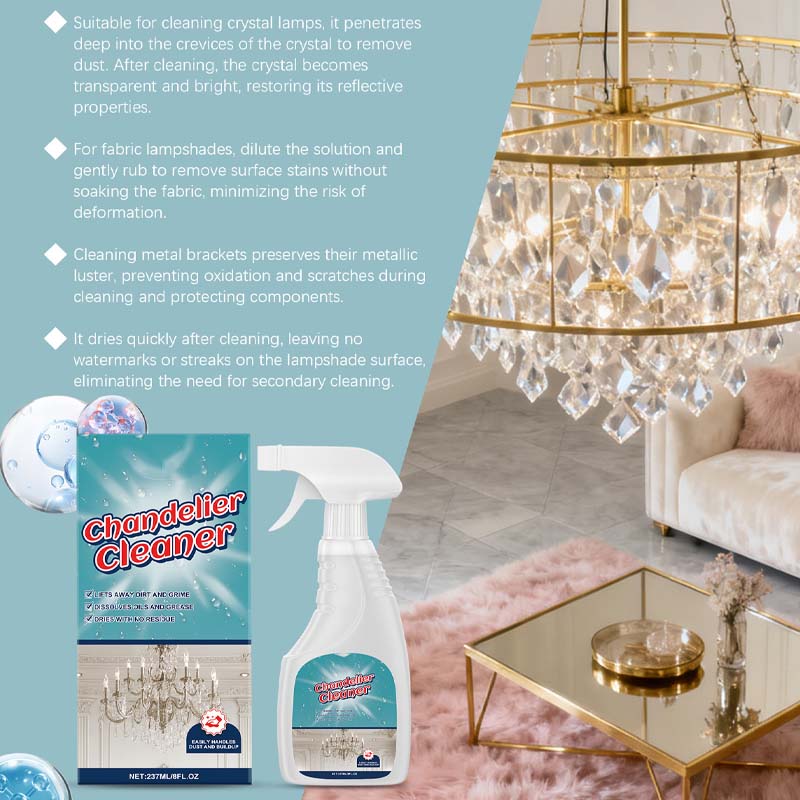 Nettoyant en spray pour luminaires | Élimination puissante des taches · Sans danger pour tous les matériaux, sans résidus · Protège le métal de l'oxydation · Convient pour