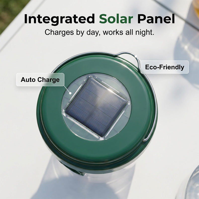 Piège à guêpes solaire pour patios et jardins – efficace, rechargeable et résistant aux intempéries – sans produit chimique, couvre jusqu'à 500 m2 !