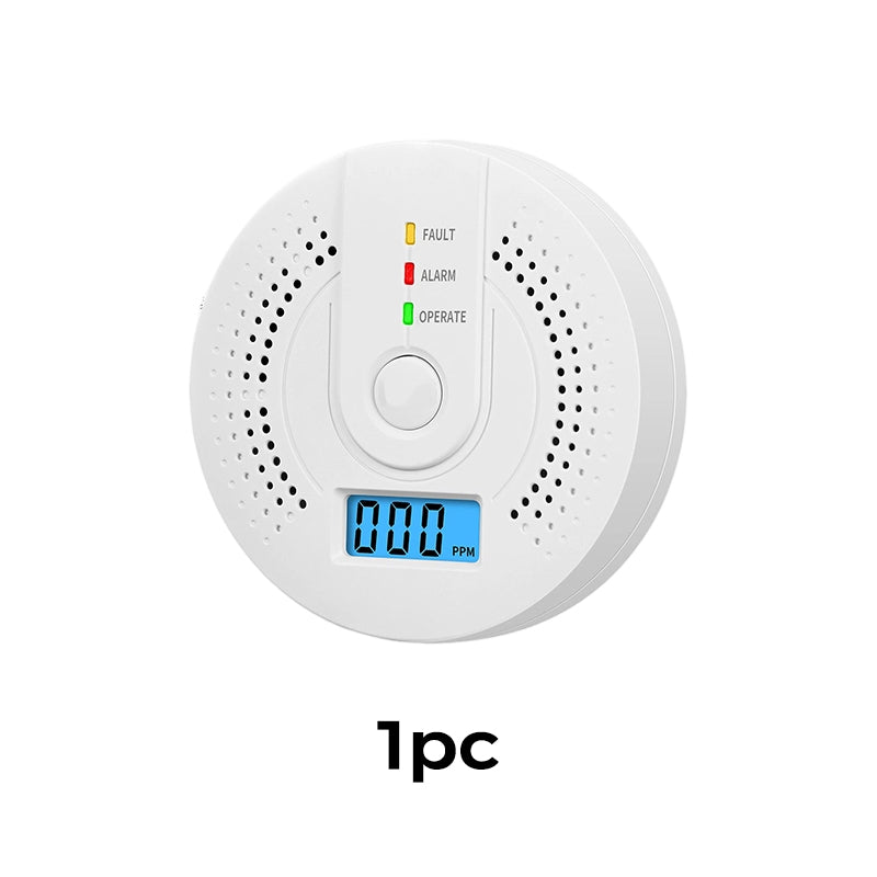 Détecteur de monoxyde de carbone haute sensibilité avec écran LCD