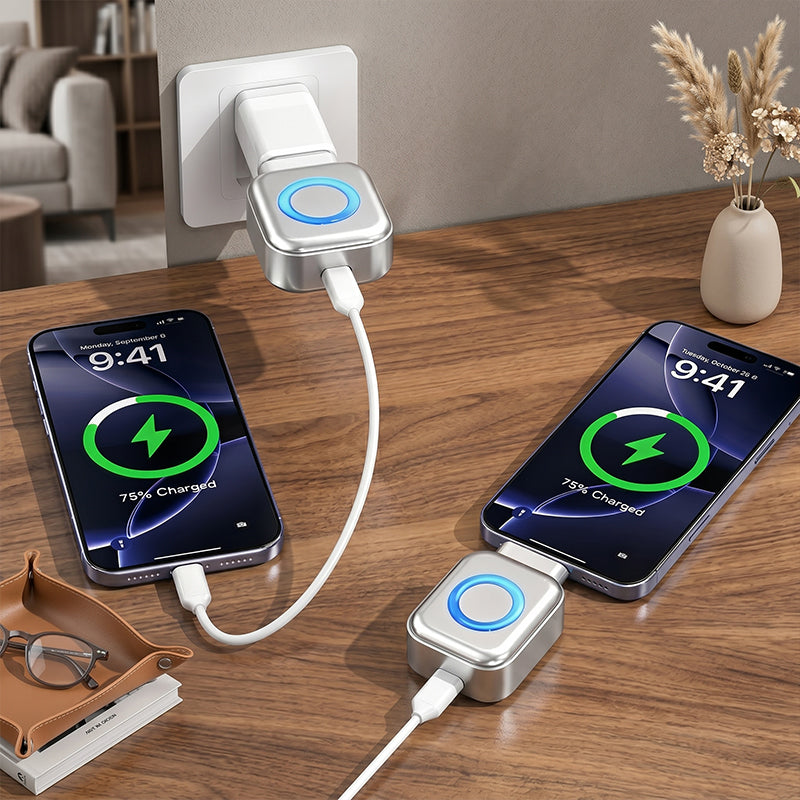 Éveil estival : Chargeur ultra-rapide 140W avec arrêt automatique IA – USB-C PD3.1 – Protection intelligente de la batterie – Universel pour iPhone, MacBook et