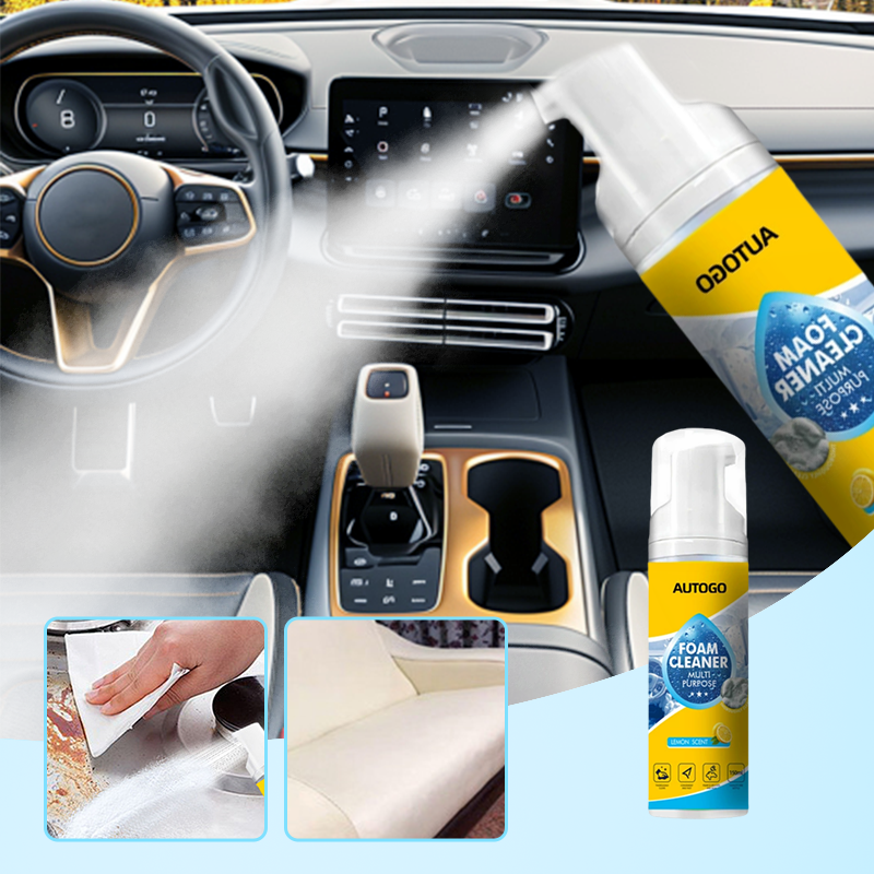 50 % DE RÉDUCTION Nettoyant mousse puissant et polyvalent pour l'intérieur de voiture