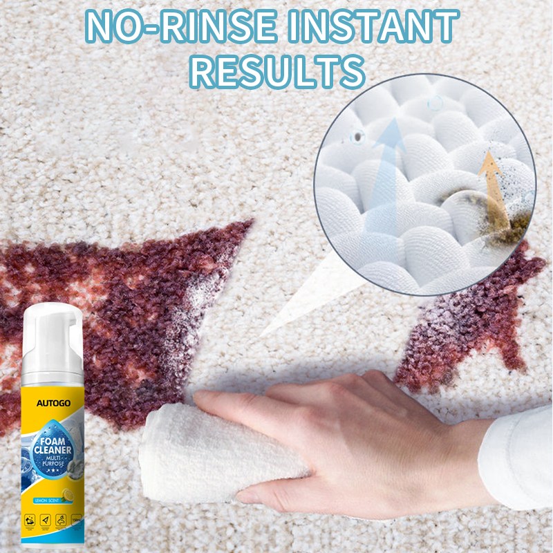 50 % DE RÉDUCTION Nettoyant mousse puissant et polyvalent pour l'intérieur de voiture