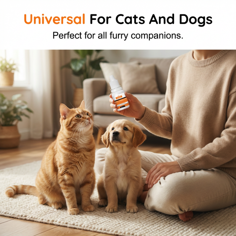 Nettoyant doux pour les yeux des animaux de compagnie