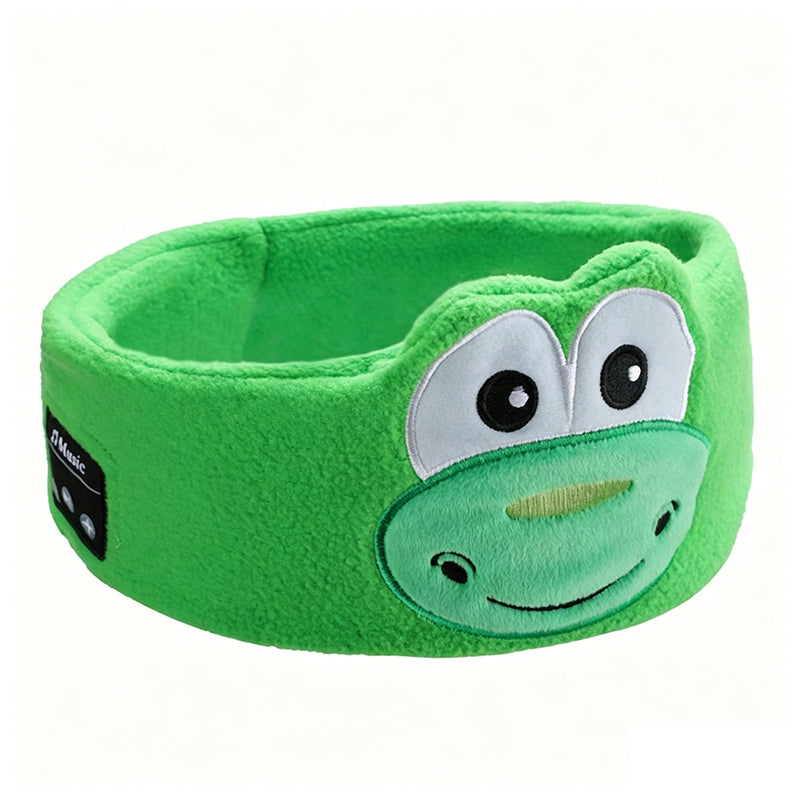 Bandeau Bluetooth 2026 pour enfants – 2 en 1 : bandeau doux et masque de sommeil. Parfait pour les voyages ou les siestes.