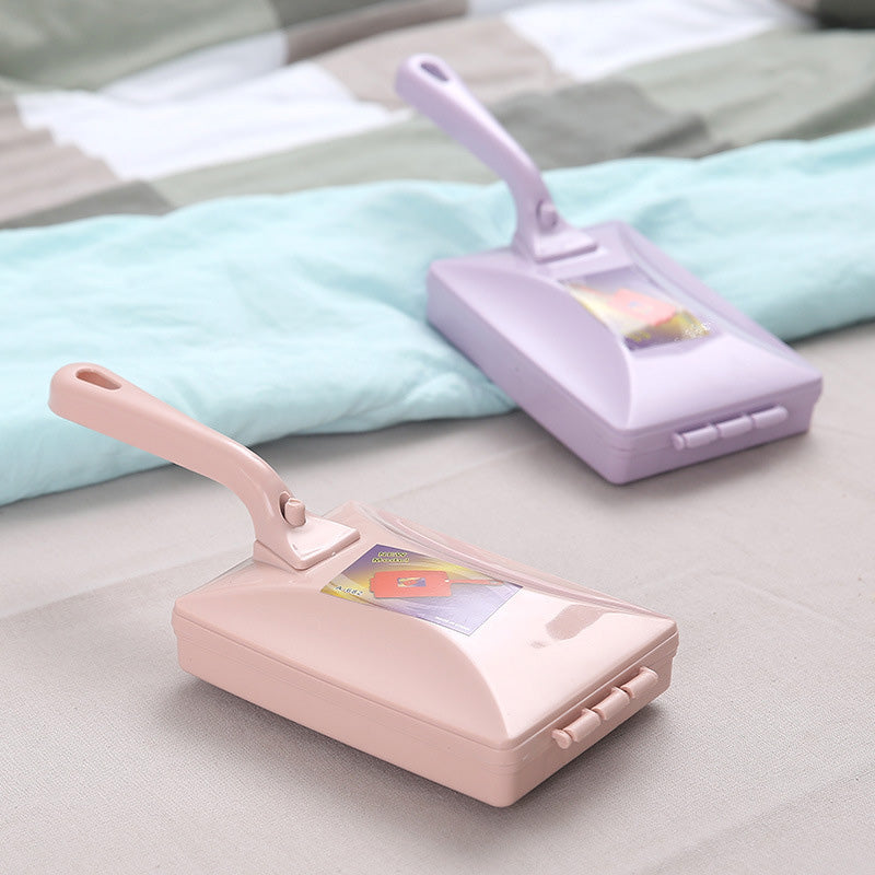 Brosse à tapis double rouleau manuelle - Nettoyage sans effort, retire les poils d'animaux