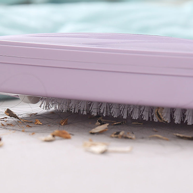 Brosse à tapis double rouleau manuelle - Nettoyage sans effort, retire les poils d'animaux
