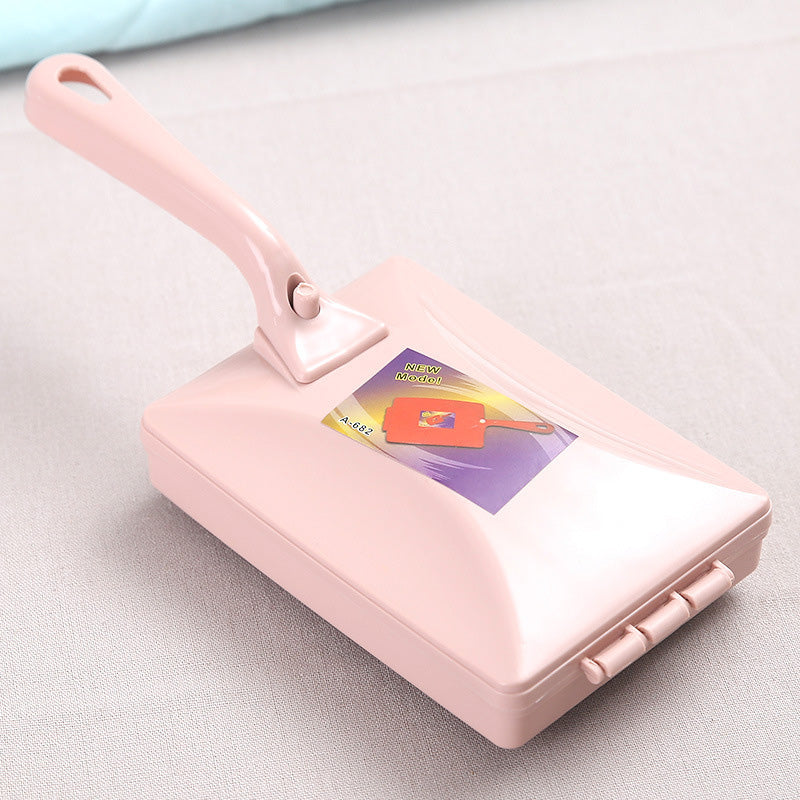 Brosse à tapis double rouleau manuelle - Nettoyage sans effort, retire les poils d'animaux