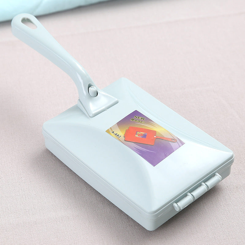 Brosse à tapis double rouleau manuelle - Nettoyage sans effort, retire les poils d'animaux