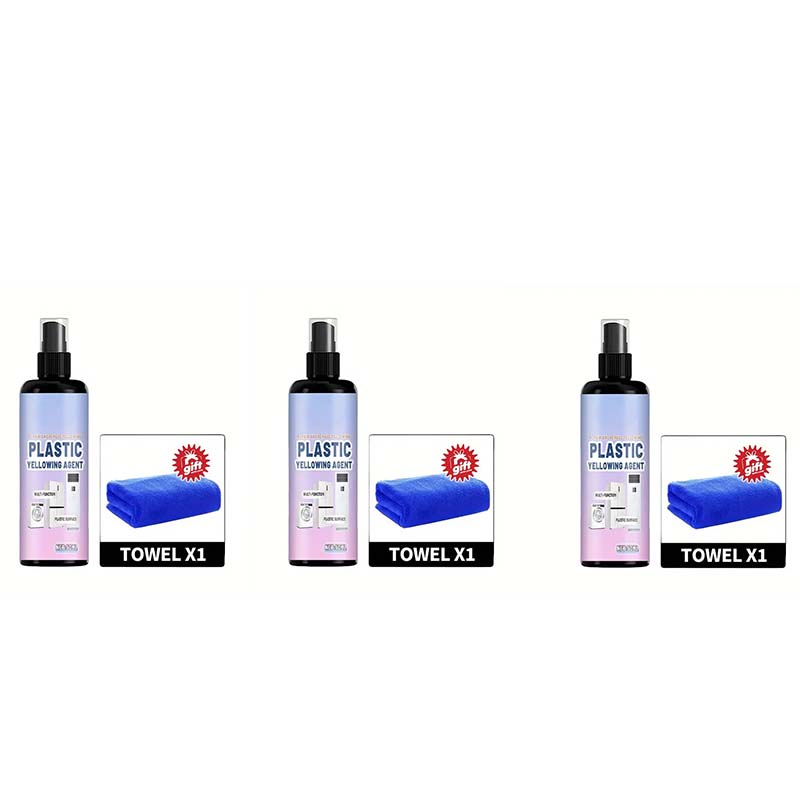 Vaporisateur de blanchiment plastique multi-usage – Du jaunissement au blanc éclatant en quelques secondes ! Pas de frottage, pas de remplacement – il suffit de vaporiser, d'attendre et de restaurer.