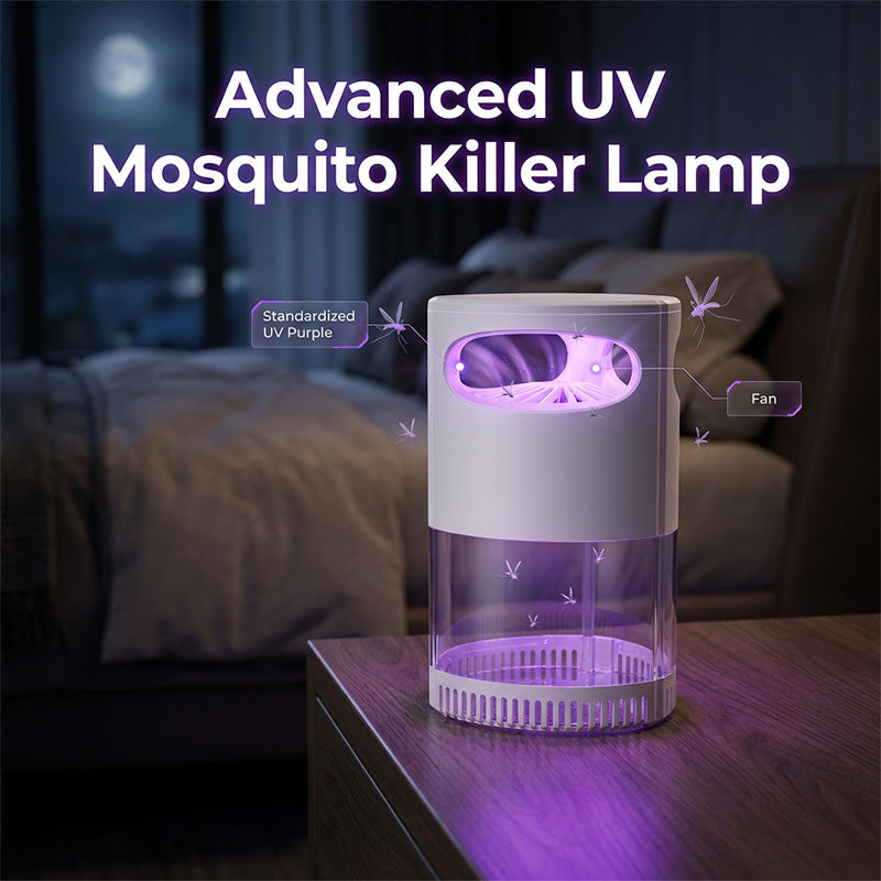 Lampe anti-moustiques UV – silencieuse, USB, sans produits chimiques