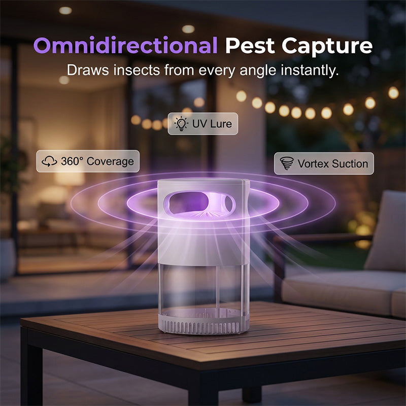 Lampe anti-moustiques UV – silencieuse, USB, sans produits chimiques