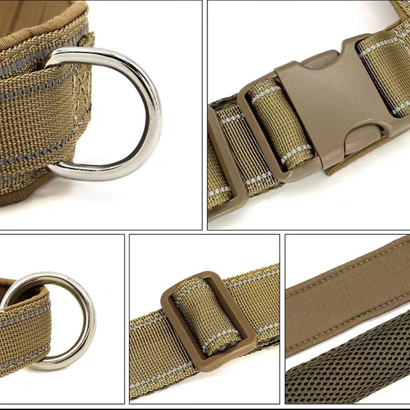 Harnais tactique robuste pour chien 2026 – Anti-traction, anti-étranglement. Bandes réfléchissantes pour les promenades nocturnes. Poignée rembourrée et facile à prendre en main.