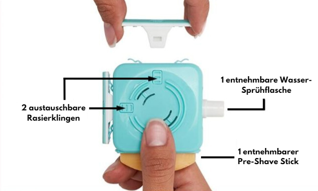 Rasoir multifonction 3-en-1 pour femme